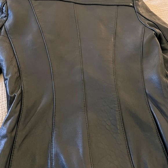 Black Leather Jacket - Picture 5 of 6